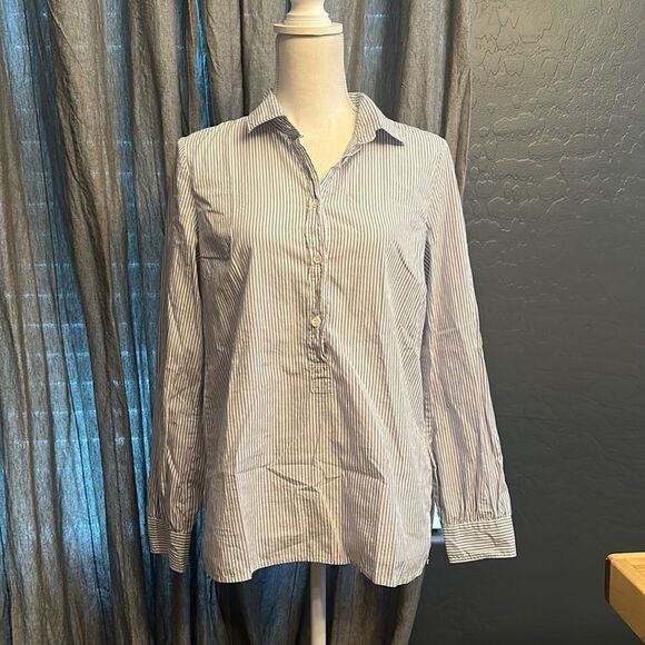 J crew cotton striped top - Picture 1 of 7